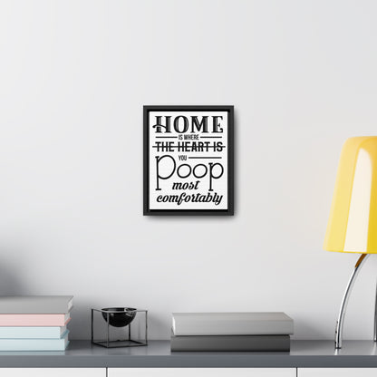 Home is Where... Canvas Wraps, Vertical Frame