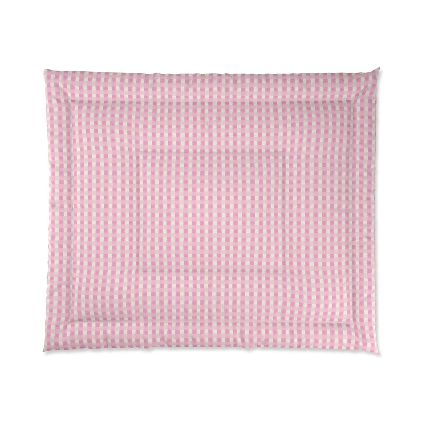 Dreamy Rose Gingham Comforter