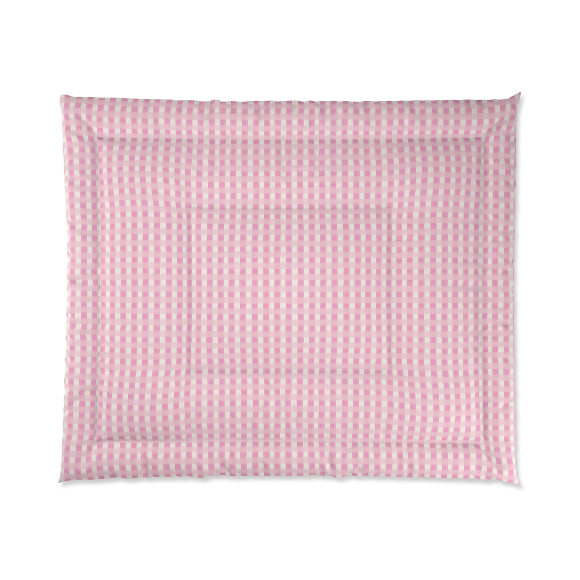Dreamy Rose Gingham Comforter