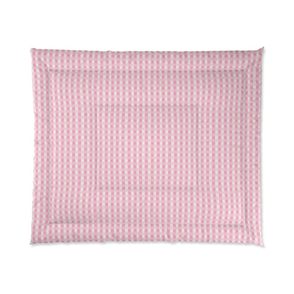 Dreamy Rose Gingham Comforter