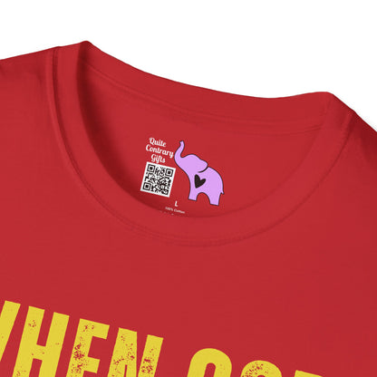 When God Made Me He Grinned And Said "This'll Be Fun" Adult T-shirt