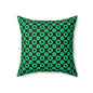 Clover Bloom Burst Throw Pillow