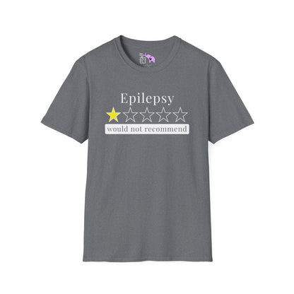 Epilepsy 1 Star Would Not Recommend Adult T-shirt