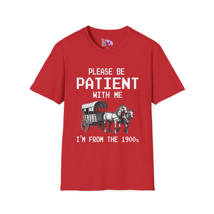 Please Be Patient With Me I'm From The 1900's (Pixelated) Adult T-shirt