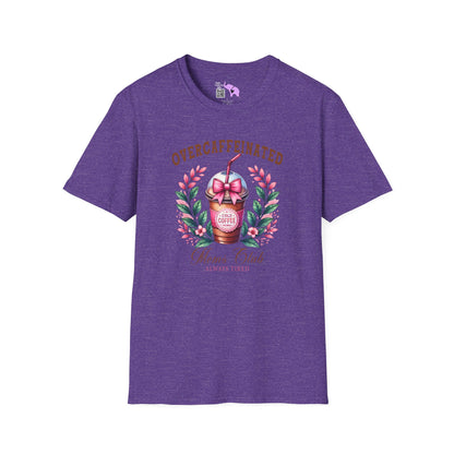 Overcaffeinated Mom's Club Adult T-shirt
