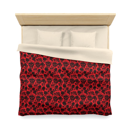 Crimson Masquerade Duvet Bedding Set