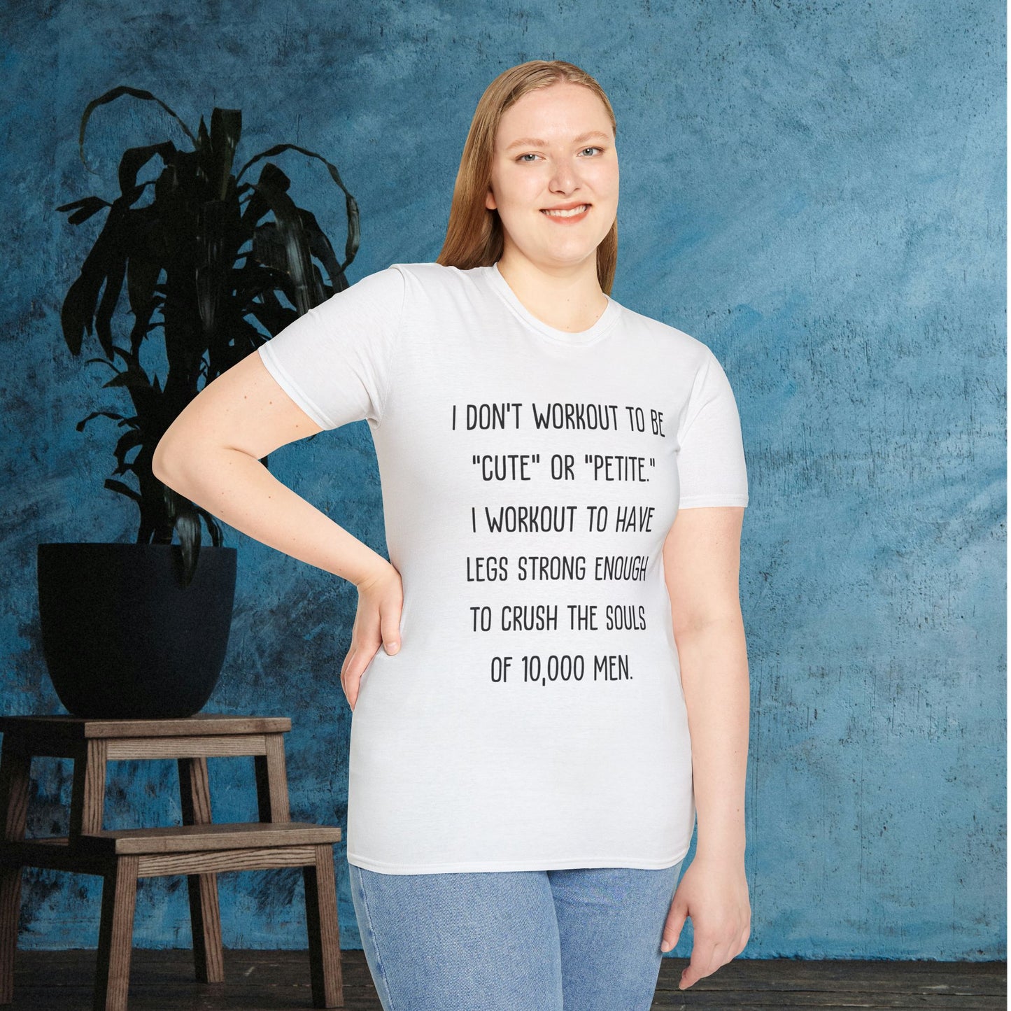 I Don't Workout To Be... Adult T-shirt