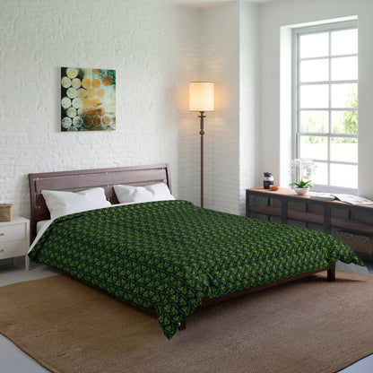 Emerald Canopy Frogs Comforter