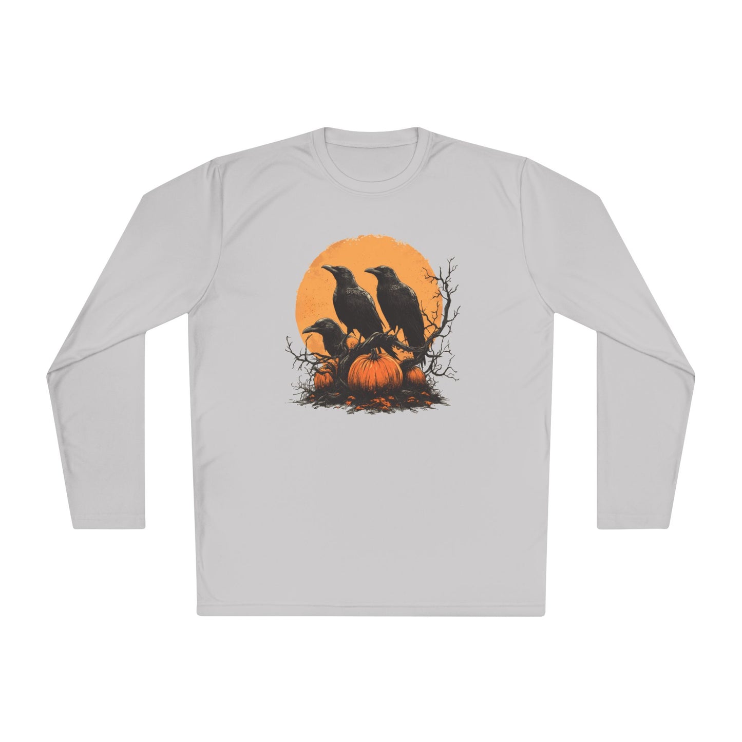 Halloween Crows 4 Adult Long Sleeve Tee