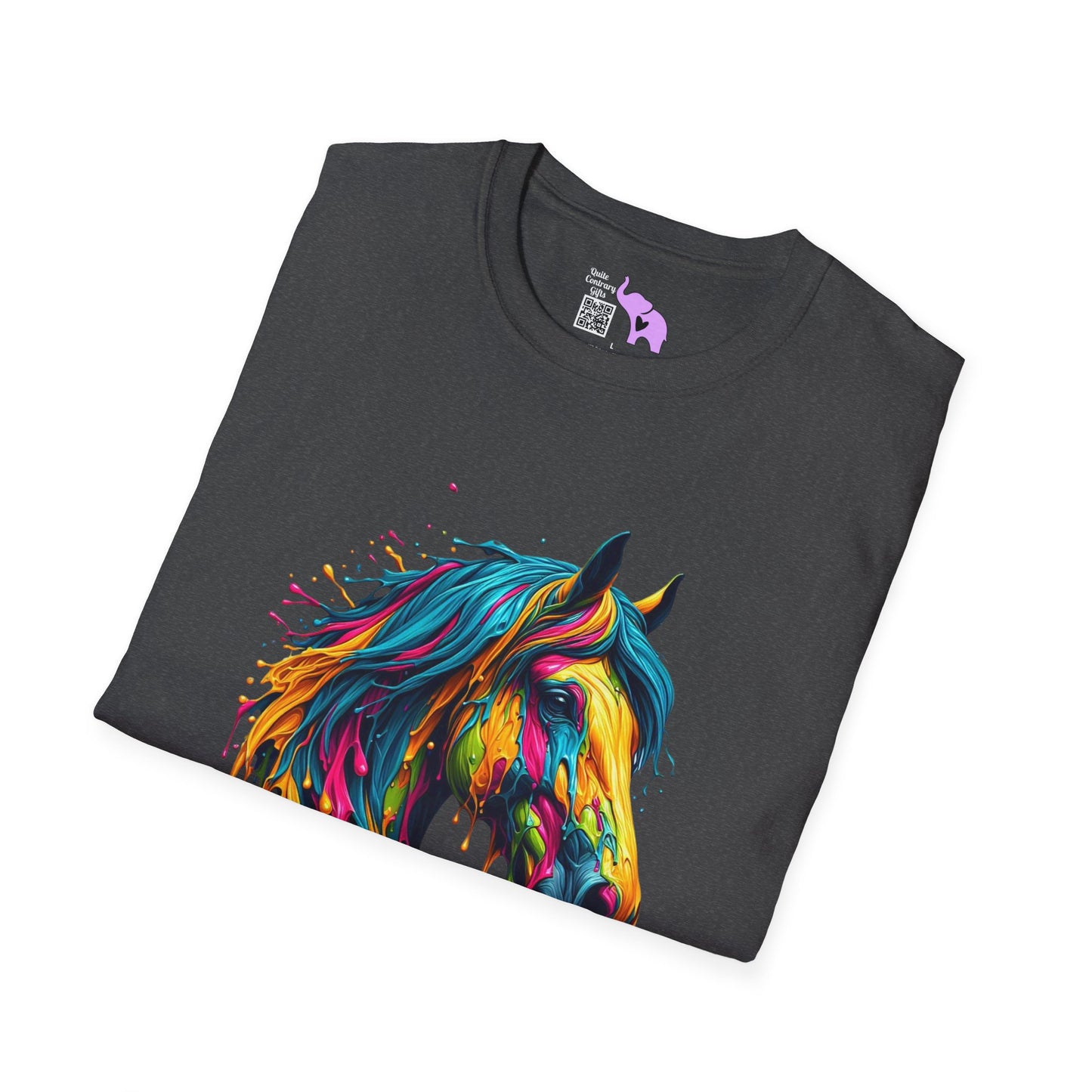 Colorful Horse Adult T-shirt