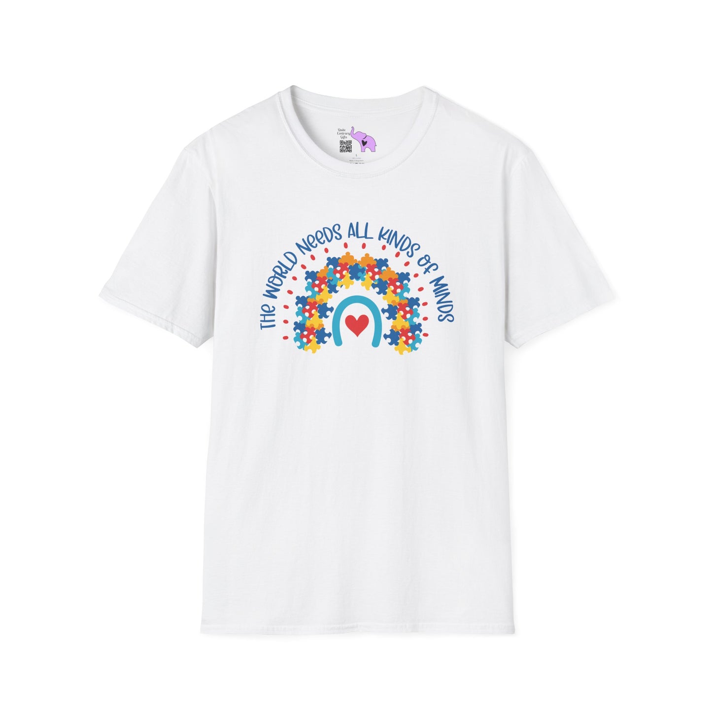 The World Needs All Kinds Of Minds (Autism) Adult T-shirt