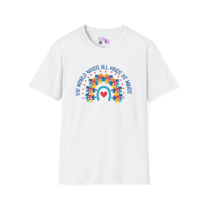 The World Needs All Kinds Of Minds (Autism) Adult T-shirt