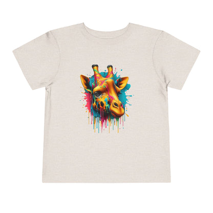 Colorful Giraffe Toddler Tee
