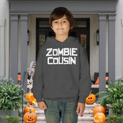 ""Zombie Cousin Youth Heavy Blend Hoodie