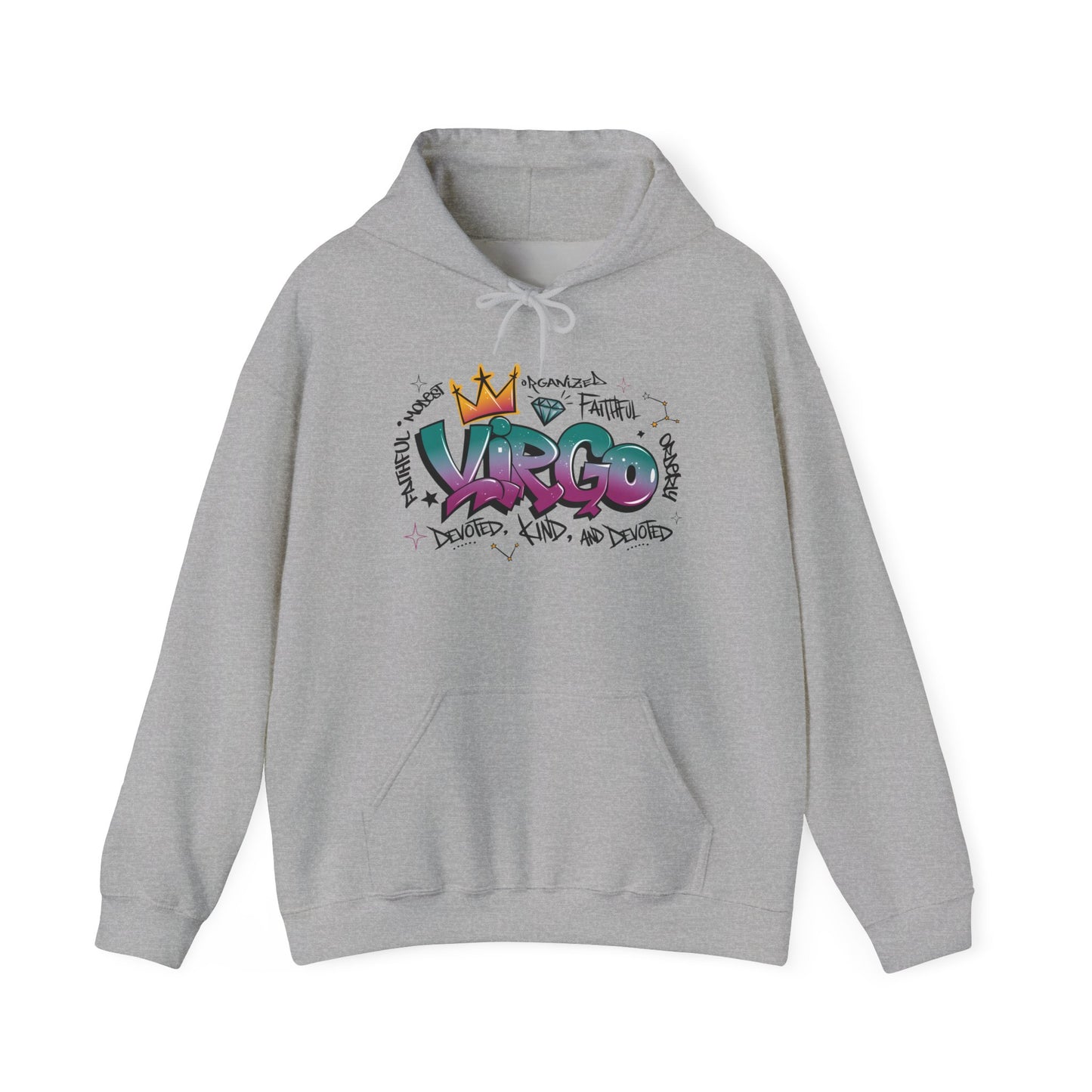 Virgo Street Art Heavy Blend™ Hooded Sweatshirt