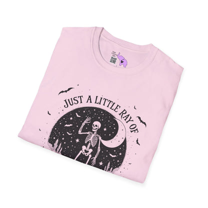 Just A Little Ray of Pitch Black (Crescent Moon) Adult T-shirt