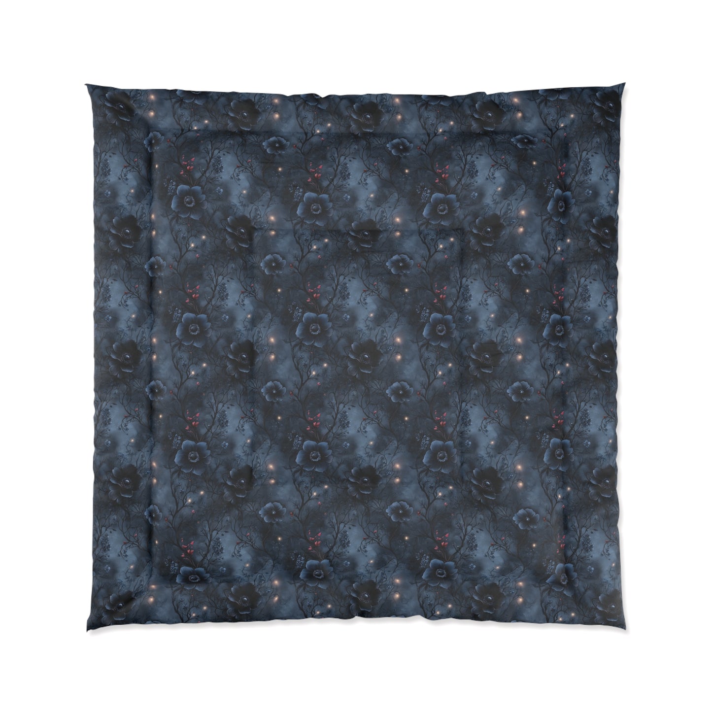 Black Roses & Vines Basic Bedding Set
