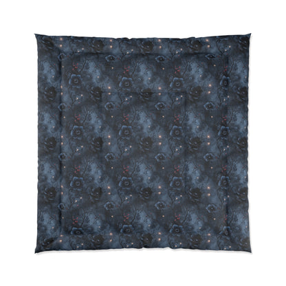 Black Roses & Vines Basic Bedding Set