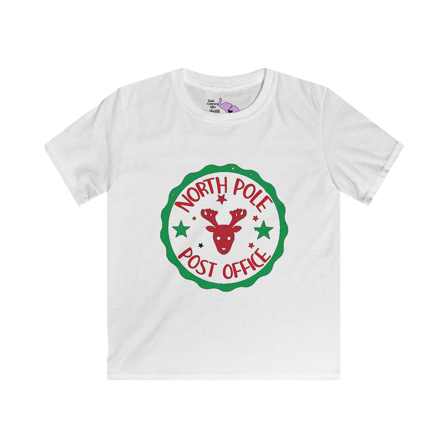 North Pole Post Office Youth Softstyle Tee