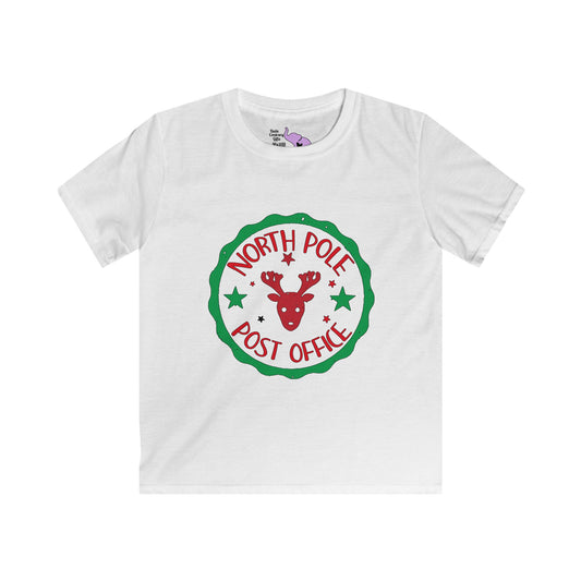 North Pole Post Office Youth Softstyle Tee