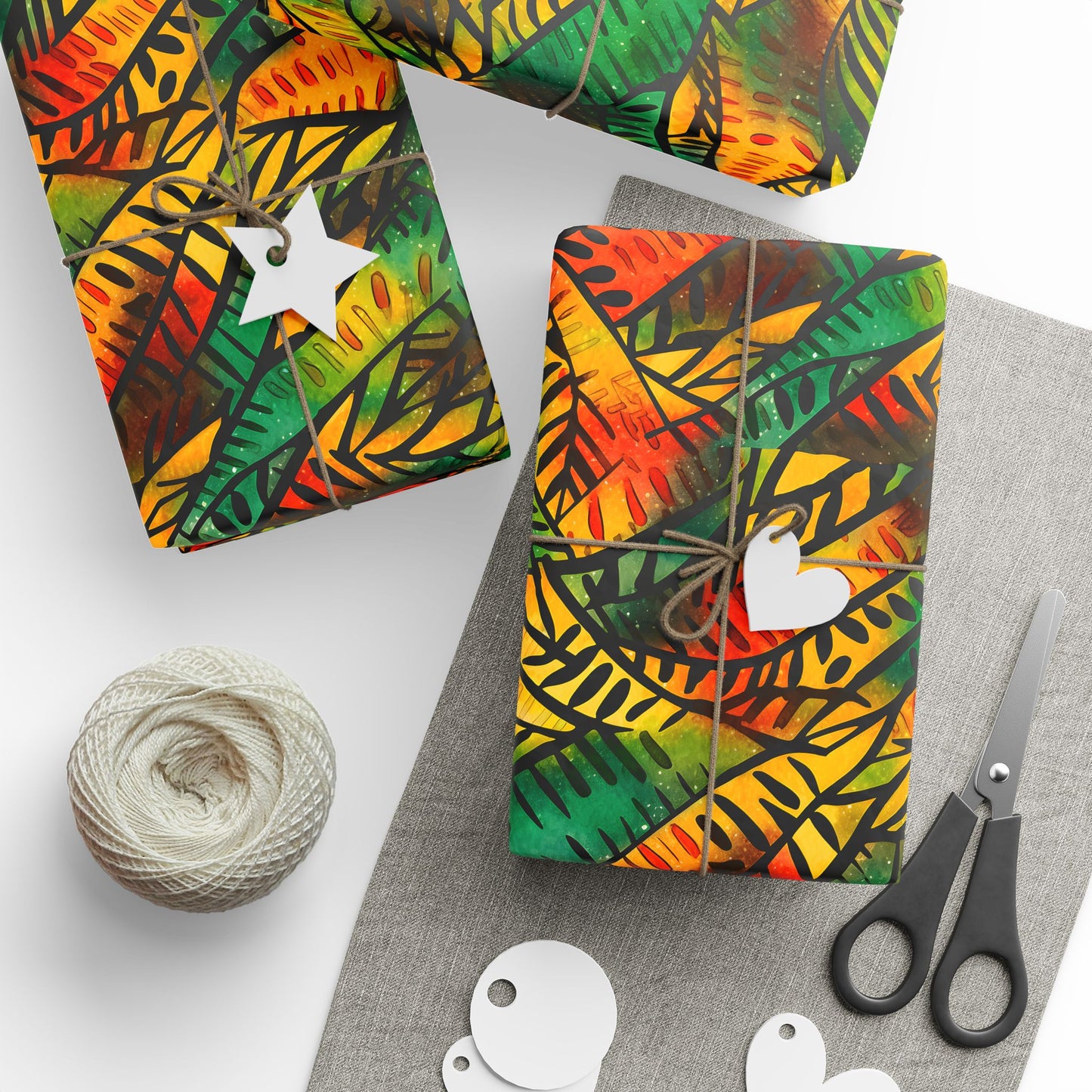 Kuumba Spark Kwanzaa Wrapping Paper