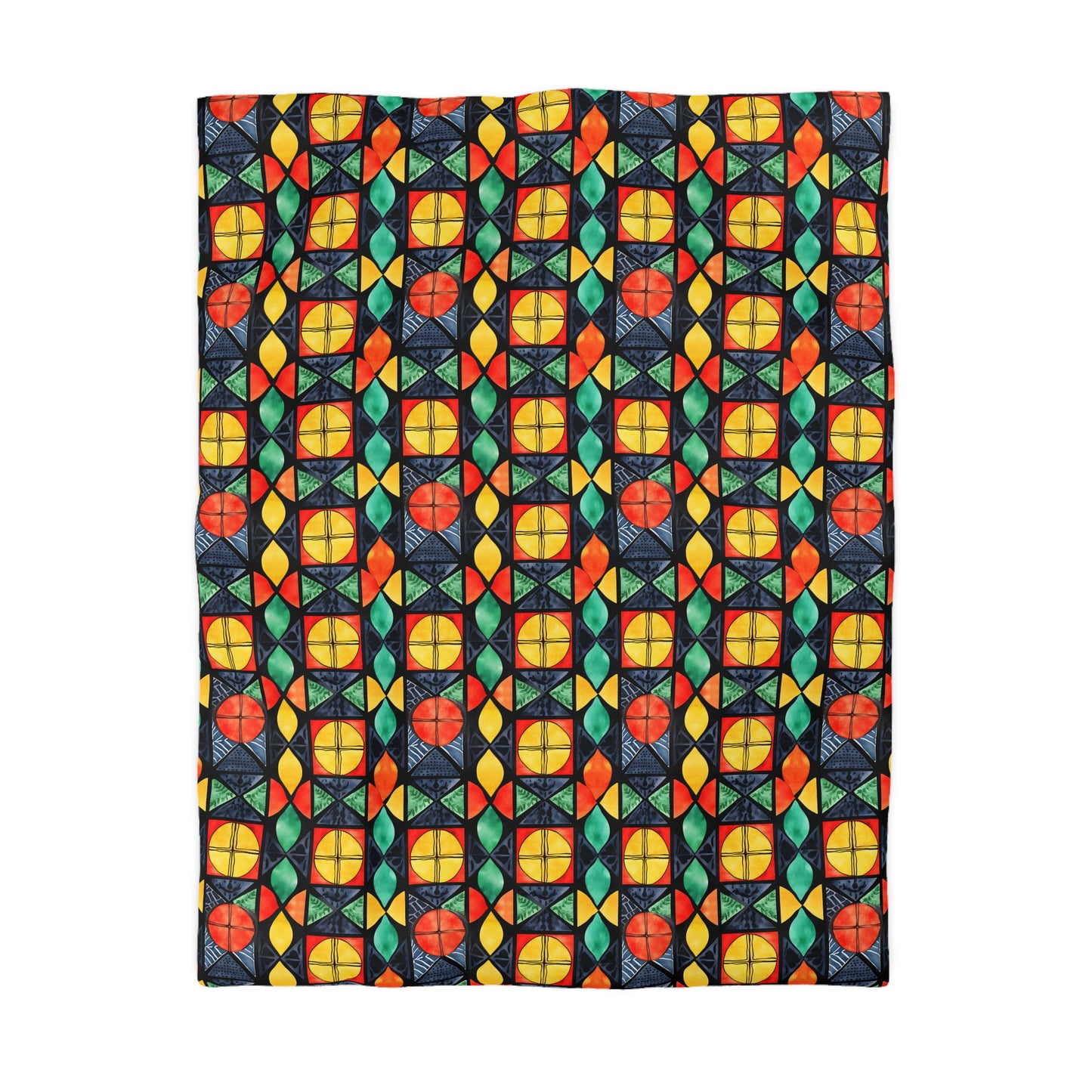 Candlelight Burst Microfiber Duvet Cover