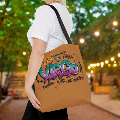 Virgo Street Art Canvas Tote Bag
