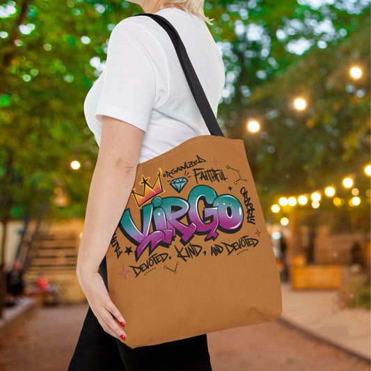 Virgo Street Art Canvas Tote Bag