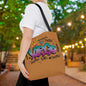 Virgo Street Art Canvas Tote Bag