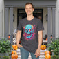 Psycho Skull Adult T-shirt