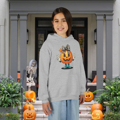 Pumpkin Peace Youth Heavy Blend Hoodie