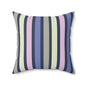Earthy Stripes Throw Pillow