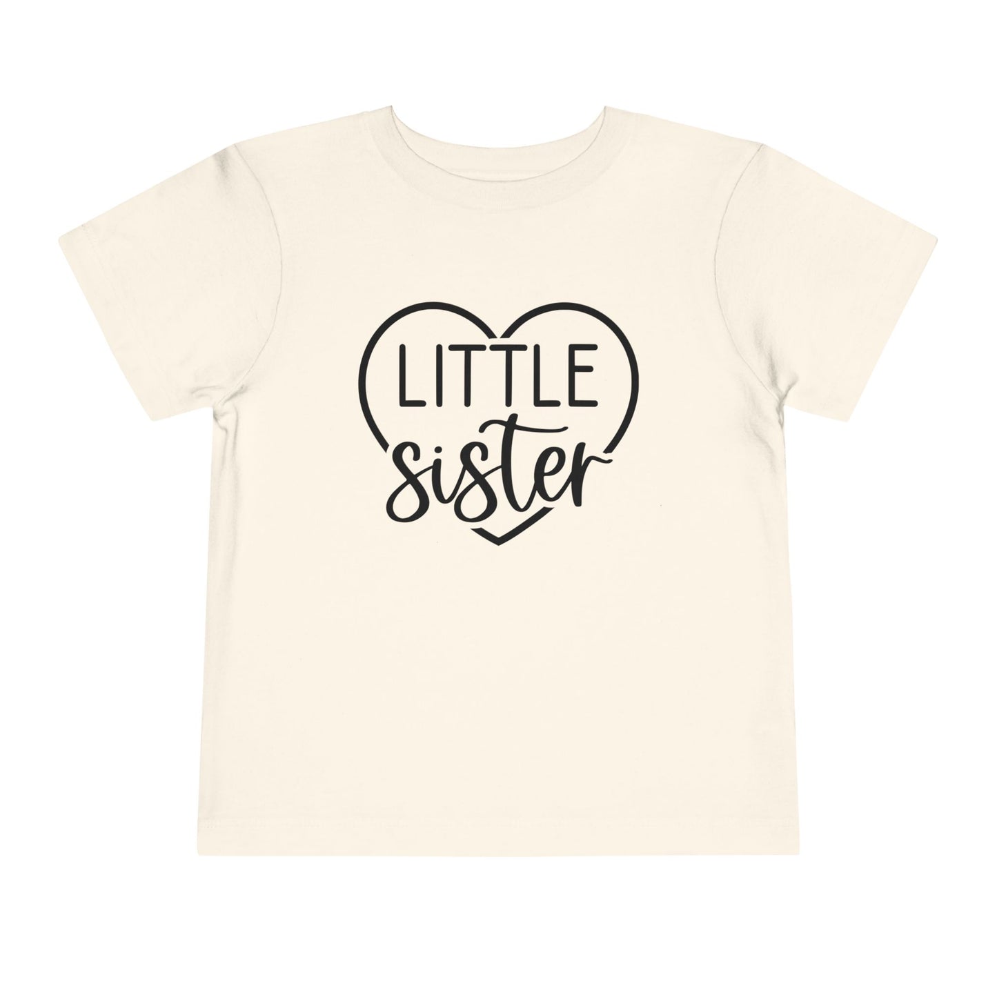 Little Sister (Heart) Toddler Tee