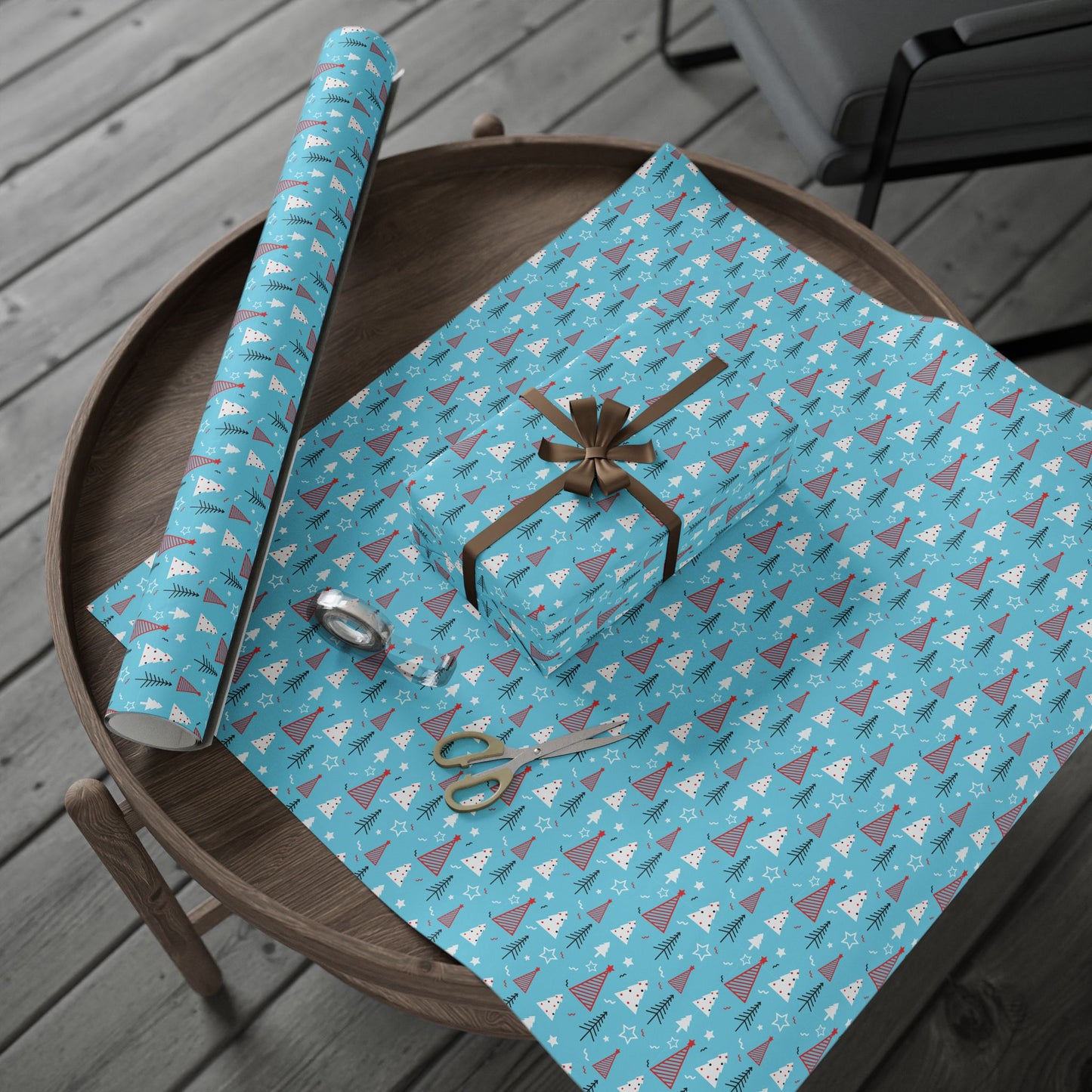Yuletide Pines Wrapping Paper