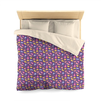 Axolotl Adventures Microfiber Duvet Cover