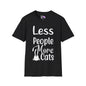 Less People More Cats T-shirt