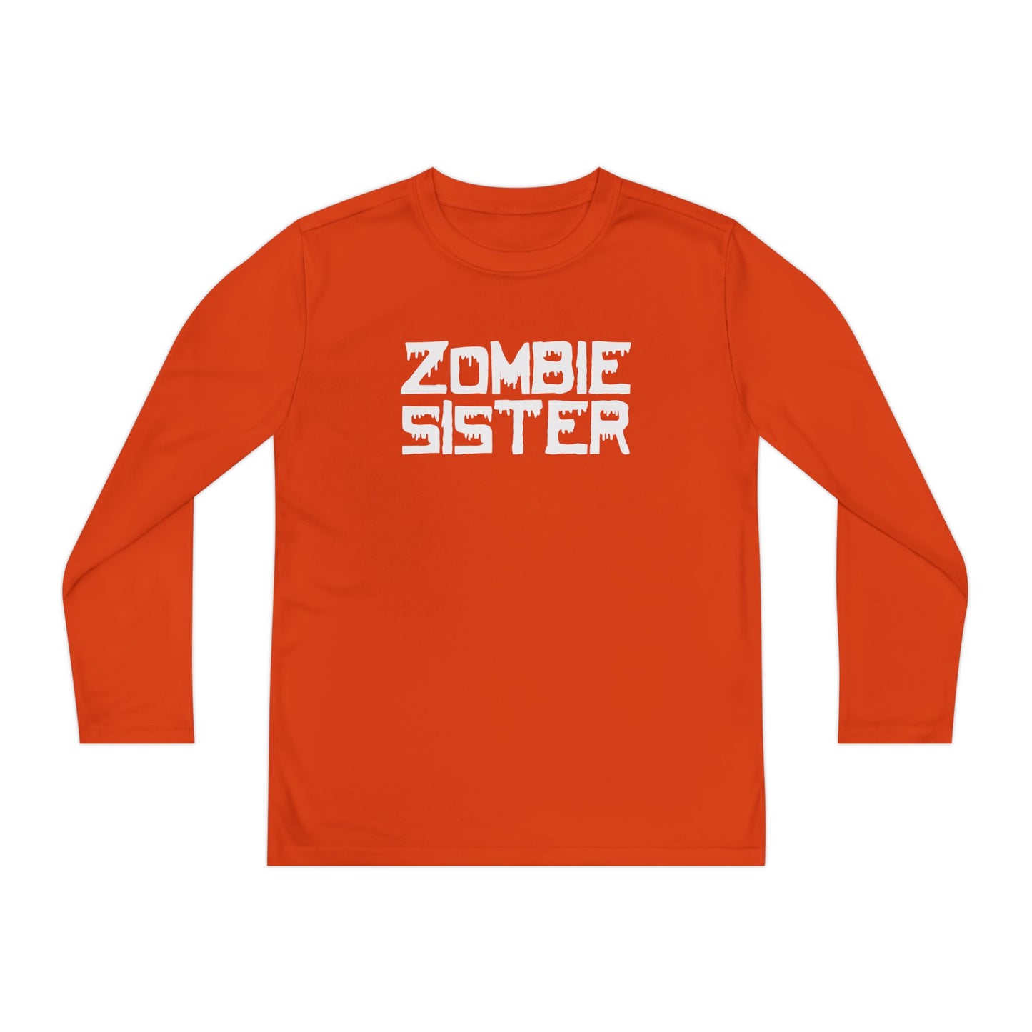 ""Zombie Sister Youth Long Sleeve Tee