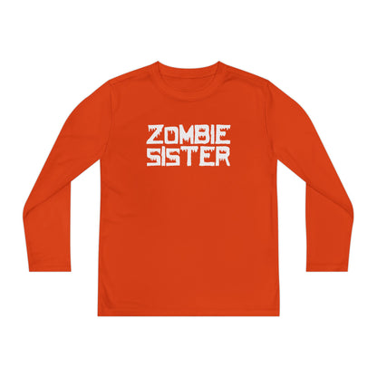 ""Zombie Sister Youth Long Sleeve Tee