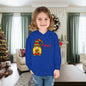 Merry Christmas Girl Gnome Toddler Pullover Fleece Hoodie