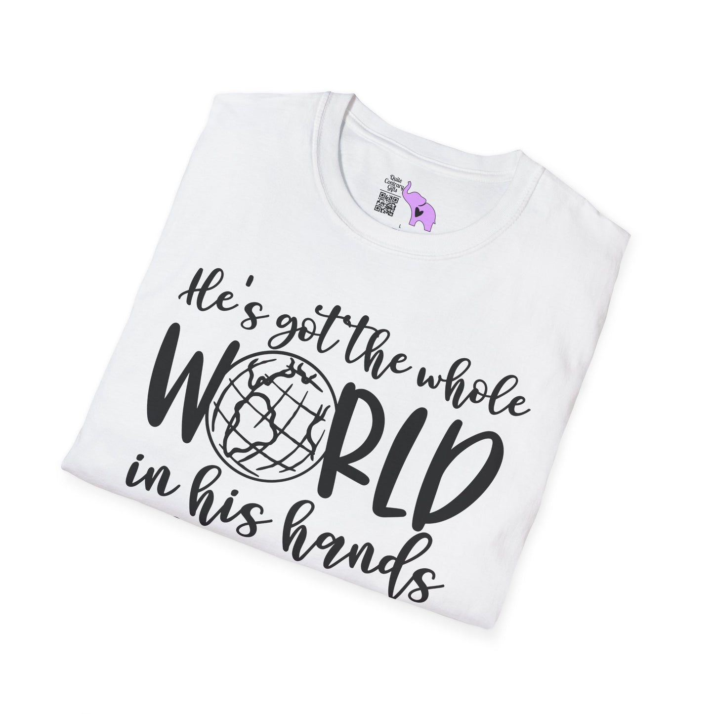 He's Got the Whole World in His Hands (2) Adult T-shirt
