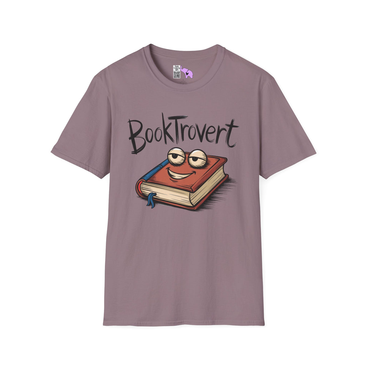Booktrovert (Cartoonish Book) Adult T-shirt