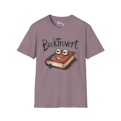 Booktrovert (Cartoonish Book) Adult T-shirt