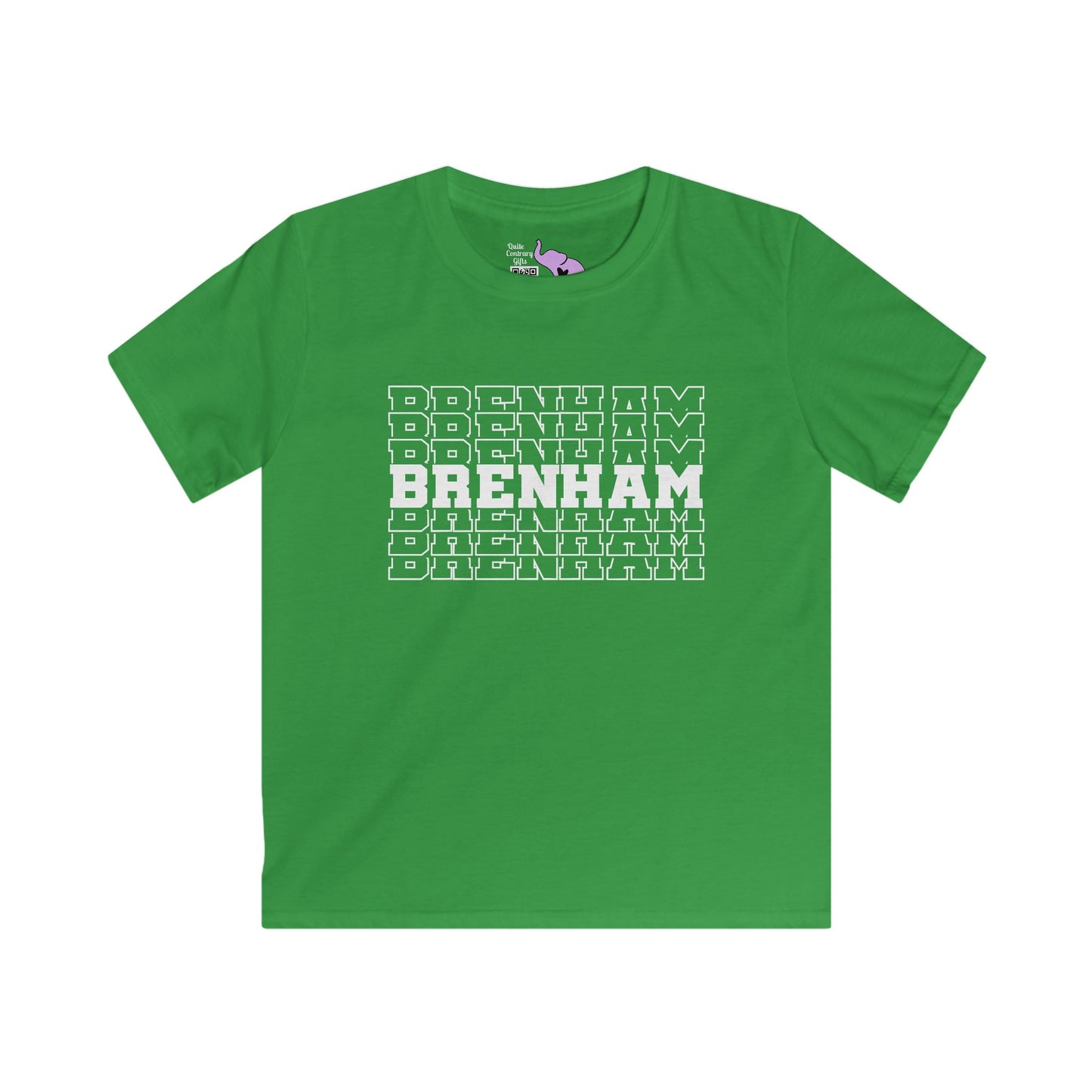 Brenham (Stacked) Youth Softstyle Tee