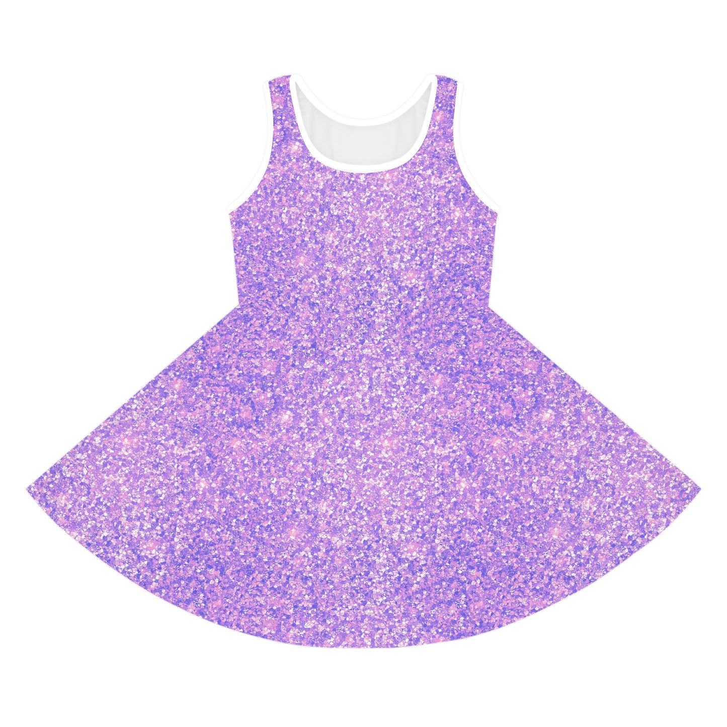 Lavender Crystal Girls' Sleeveless Sundress