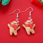 Cartoon Christmas Character Earrings