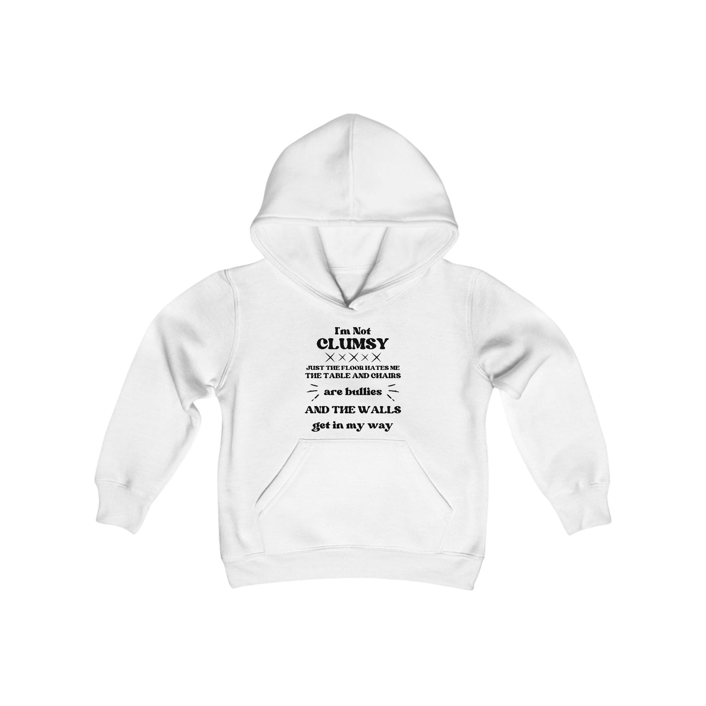 I'm Not Clumsy Youth Hoodie