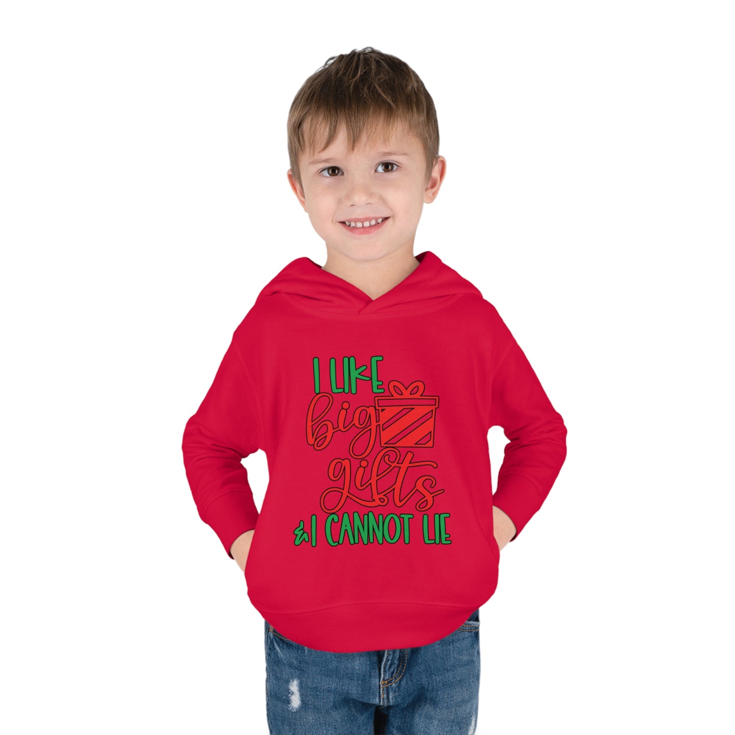 I Like Big Gifts & I Cannot Lie Toddler Pullover Fleece Hoodie