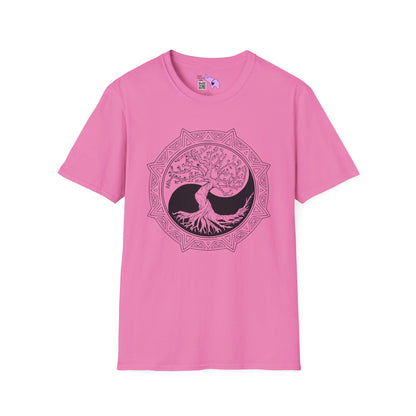 Tree of Life Yin Yang 6 Adult T-shirt