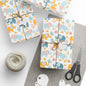 Elephants in Bloom Wrapping Paper