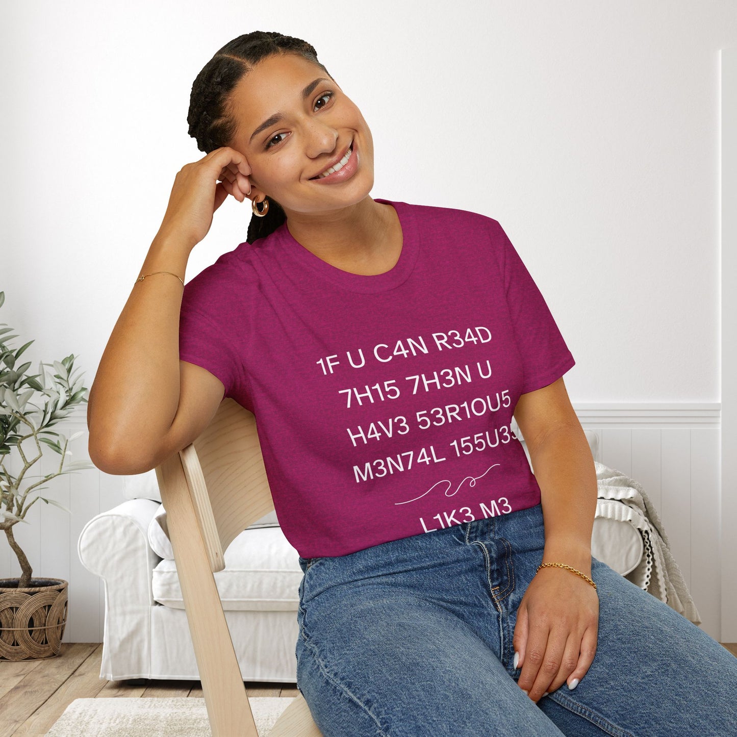 1F U C4N R34D 7H15 Adult T-shirt